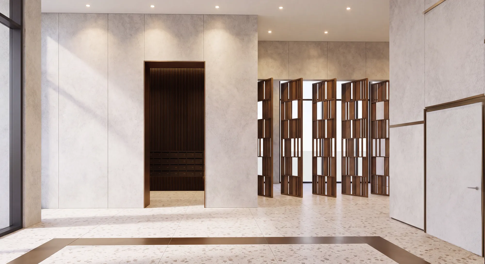 GD Levy · Lobby — residential lobby