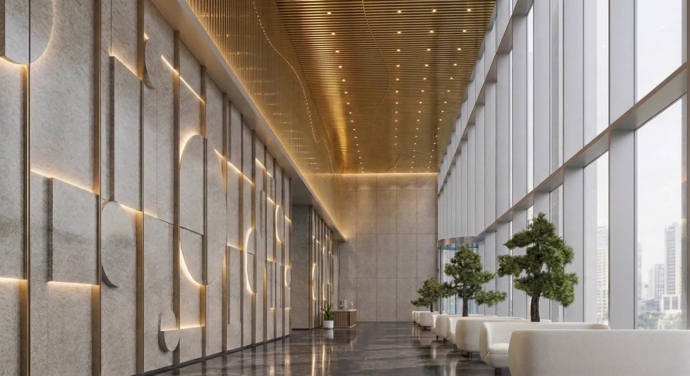 Global Towers — commercial lobby